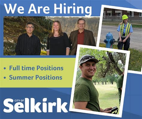 city of selkirk jobs